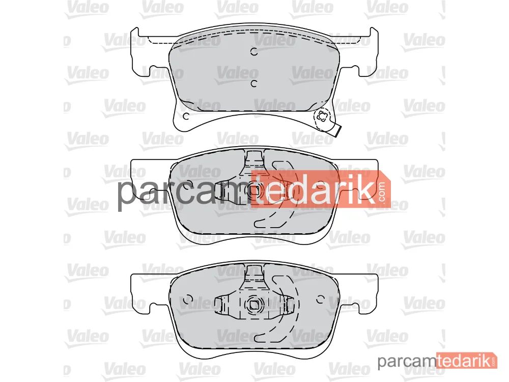 VALEO 670469 | Fren Balatası — Opel Corsa E, Opel Adam
